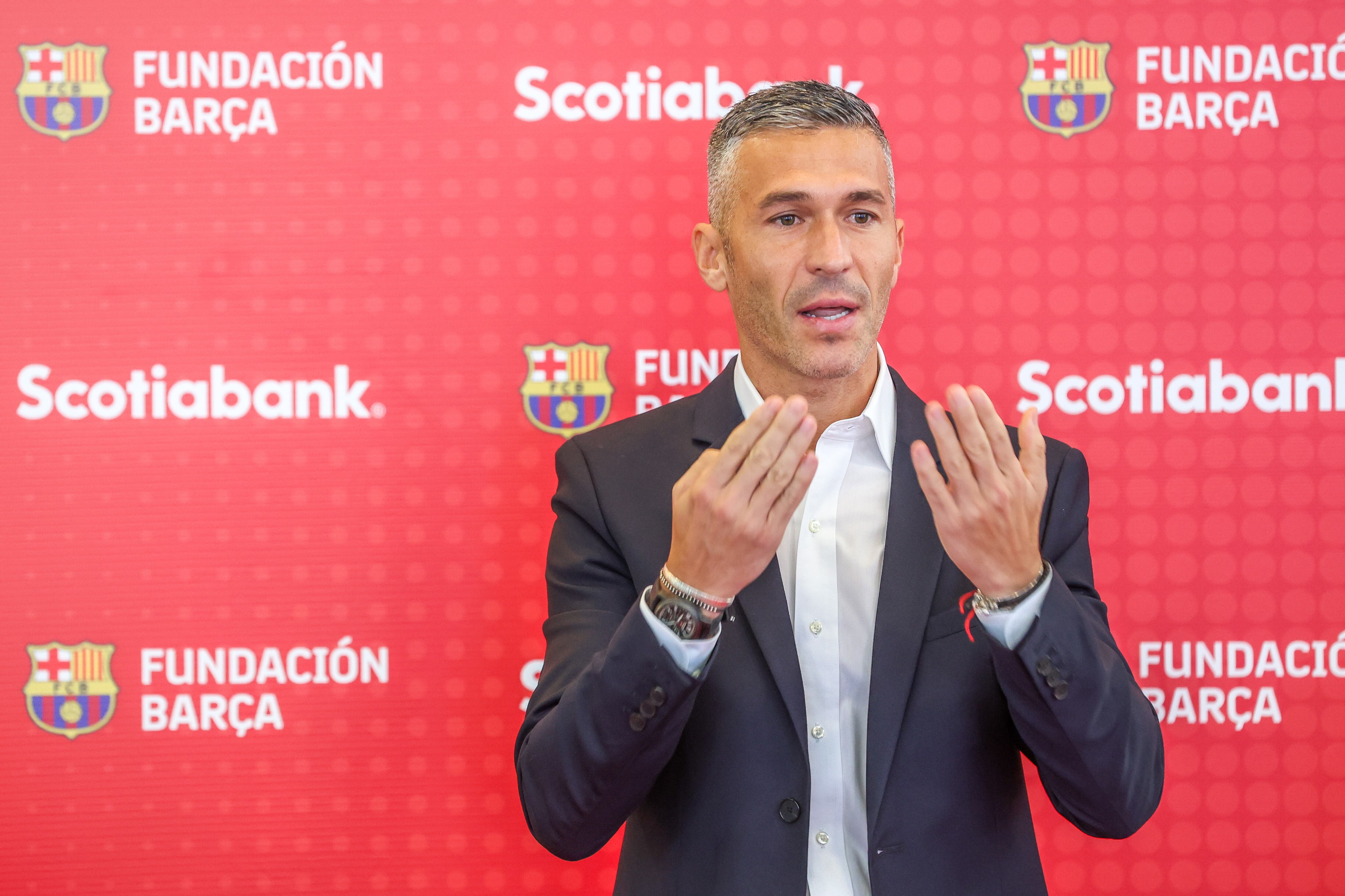 Luis García visitó Perú con la fundación FC Barcelona y Scotiabank. (Foto: Scotiabank)