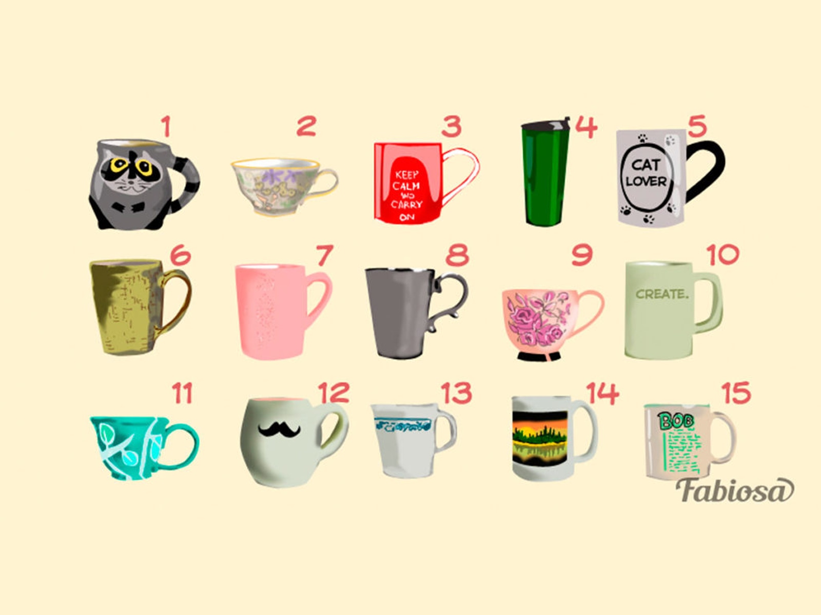 TEST VISUAL | Este artículo te guiará a través de las distintas personalidades que emergen al seleccionar tu taza perfecta.