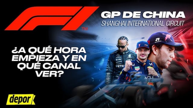 ¿A qué hora empieza el GP de China 2024 de la Fórmula 1? Canales de transmisión