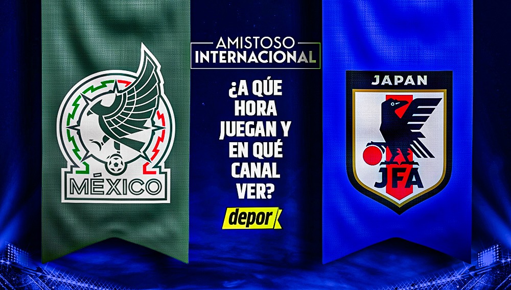México vs. Japón por amistoso internacional. (Diseño: Christian Marlow)