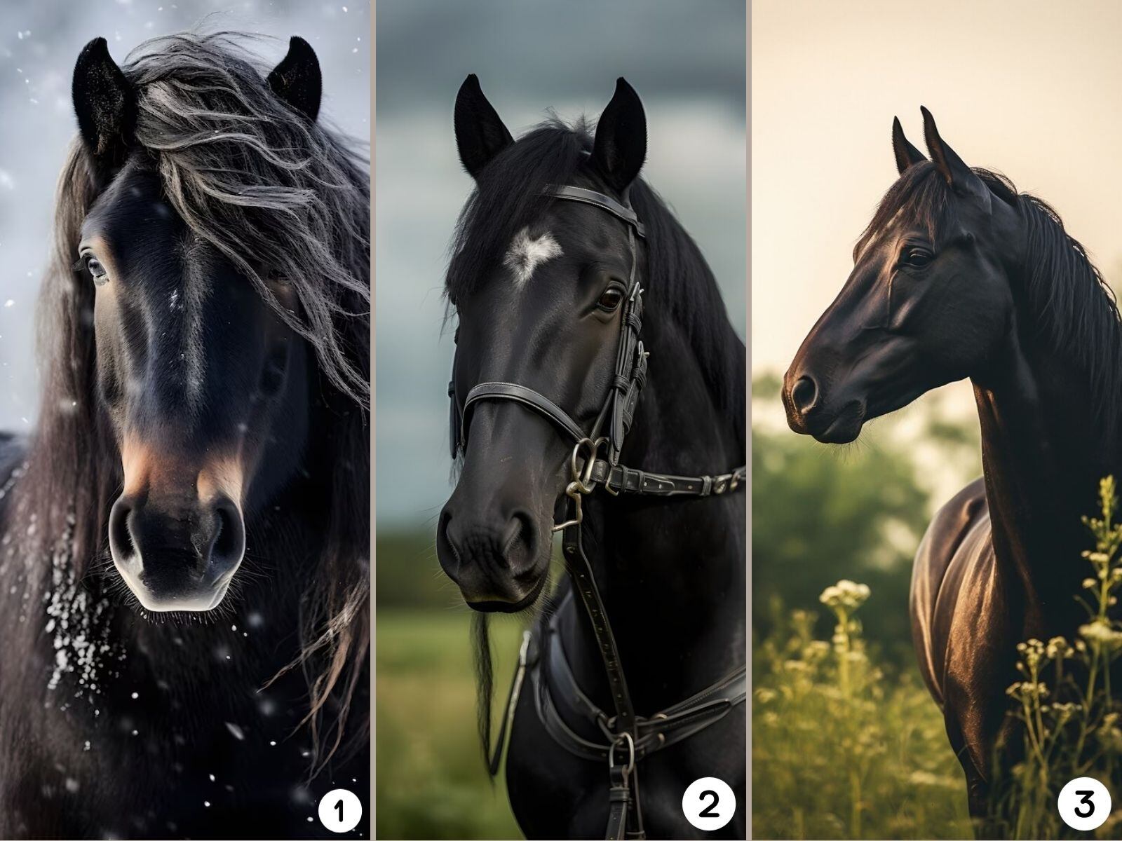 TEST VISUAL | Los caballos han sido apreciados por su belleza, fuera y nobleza a lo largo de la historia. (Foto: Composición Freepik / Depor)
