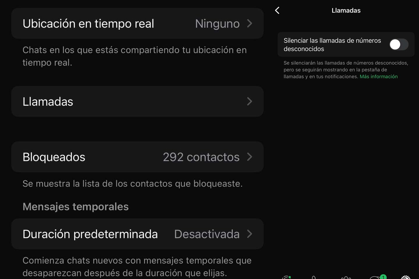 WHATSAPP | Siempre silencia las llamadas a desconocidos. (Foto: MAG - Rommel Yupanqui)