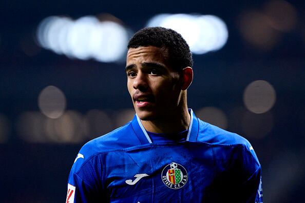 Mason Greenwood se encuentra cedido por una temporada en el Getafe, desde el Manchester United. (Foto: Getty Images)