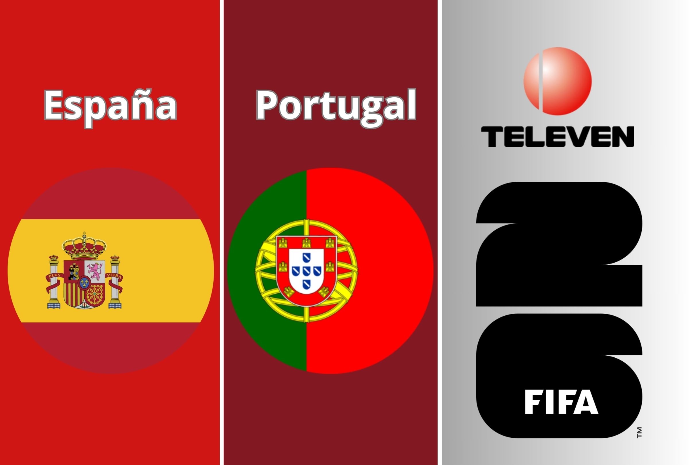 Televen transmite el partido de octavos de final entre Portugal de Cristiano Ronaldo y España de Lamine Yamal por el Mundial 2026 desde el AT&T Stadium de Arlington. (Foto: Composición Depor)