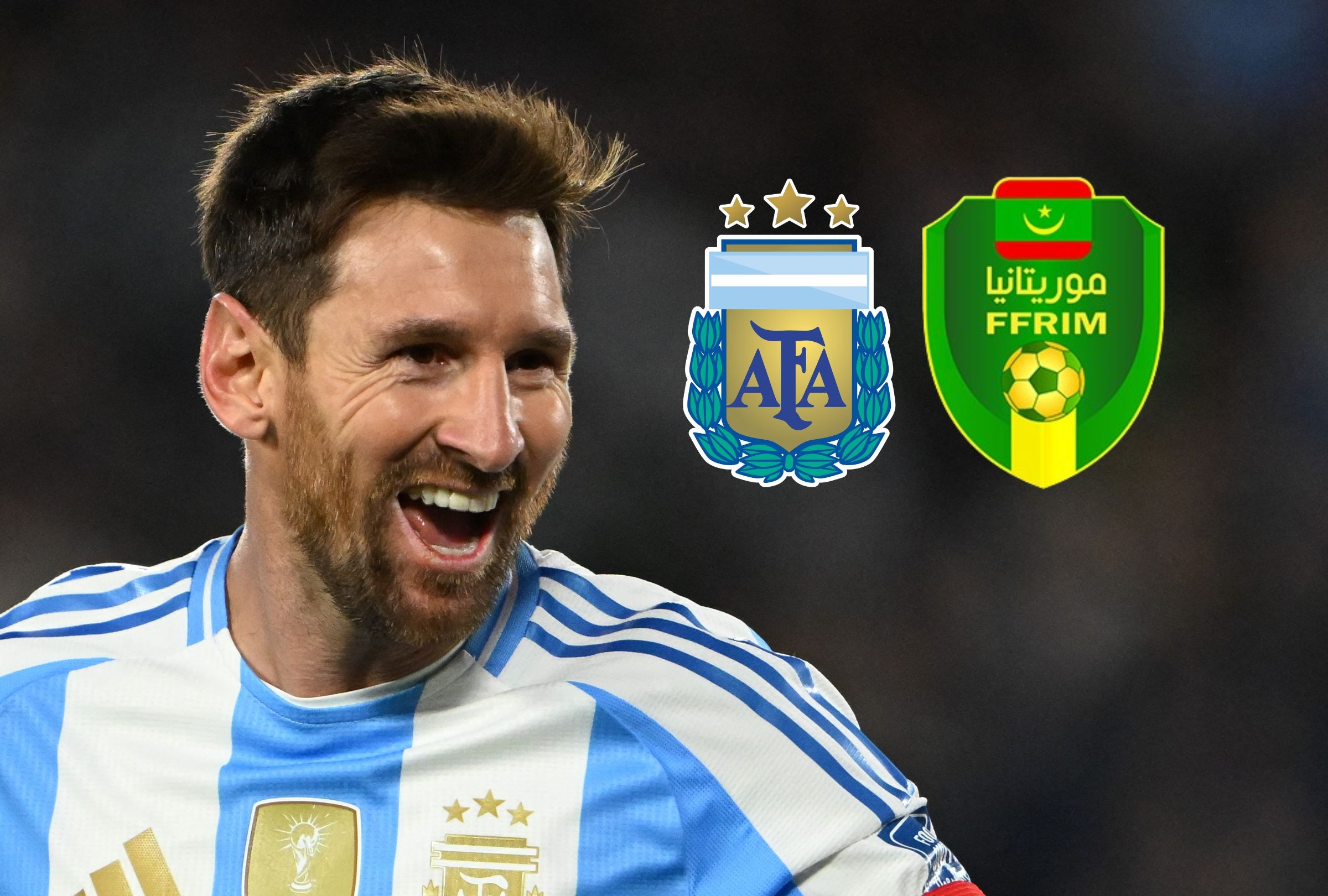 Revisa esta nota para que sepas a qué hora juega y qué canal transmite el Argentina vs. Mauritania por un amistoso previo a la Copa Mundial FIFA 2026. (Foto: Luis ROBAYO / AFP y Composición Depor)