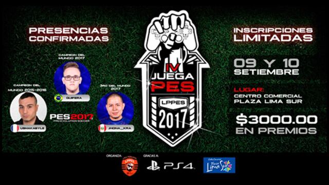 IV JUEGAPES: torneo internacional de Pro Evolution Soccer traerá a los mejores jugadores del mundo