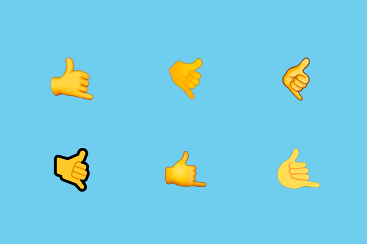 Así luce el emoji de WhatsApp en las diversas plataformas. (Foto: Emojipedia)
