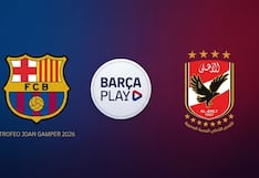 Barça Play EN DIRECTO - dónde ver partido FC Barcelona vs. Al-Ahly GRATIS por Trofeo Joan Gamper 2026