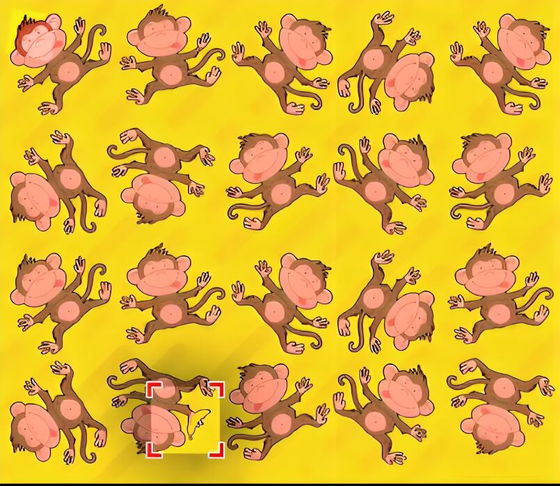 Solución: mira dónde se encontraba la banana escondida en este reto visual (Foto: GenialGuru).