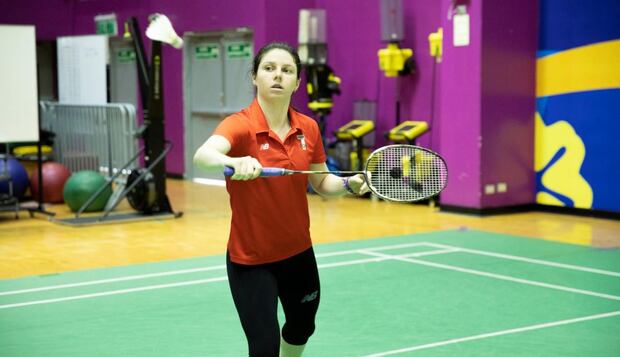 Inés Castillo entrena en el Polideportivo 2 de la Videna. (Giancarlo Ávila/GEC)