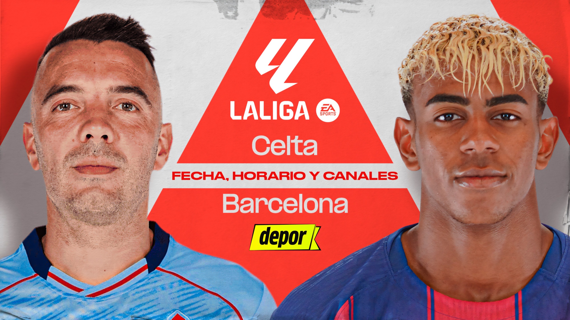 Celta de Vigo vs Barcelona por LaLiga | Diseño: Christian Marlow