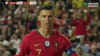 Cristiano Ronaldo volvió con Portugal ante Ucracia y regaló una brutal jugada que pudo ser un golazo [VIDEO]