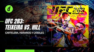 Glover Teixeira vs. Jamahal Hill: Mira la cartelera completa, horarios, canales y cuotas del UFC 283