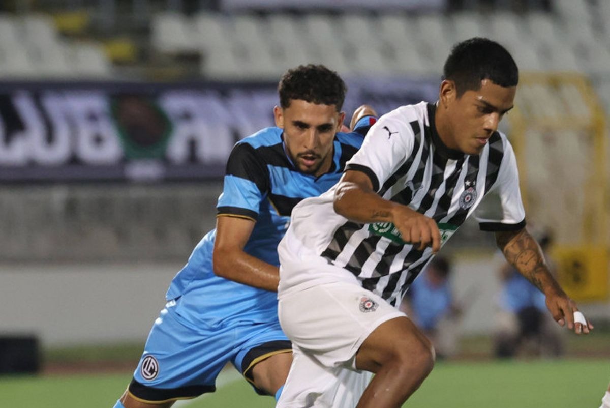 Joao Grimaldo llegó a Partizán desde el Sporting Cristal. (Web de Partizán)