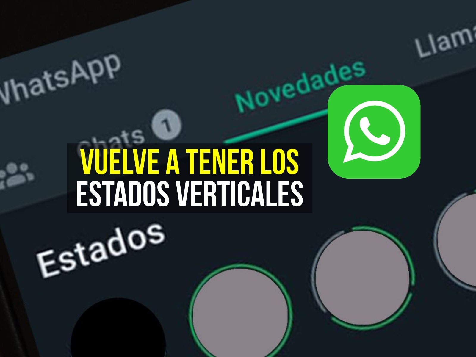 WHATSAPP | No existe una función nativa que te permita cambiar el diseño, pero sí un sencillo truco. (Foto: Depor)