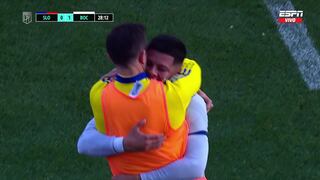 Cabezazo y adentro: gol de Marcos Rojo para el 1-0 de Boca vs. San Lorenzo por la LPF [VIDEO]