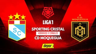 Sporting Cristal vs. CD Moquegua: fecha, horarios y canales de TV por la Liga 1