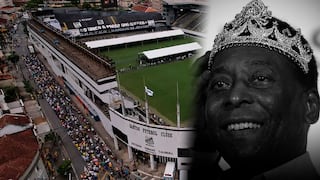 ‘O Rei’ eterno: el multitudinario funeral de Pelé en el estadio Vila Belmiro [VIDEO]