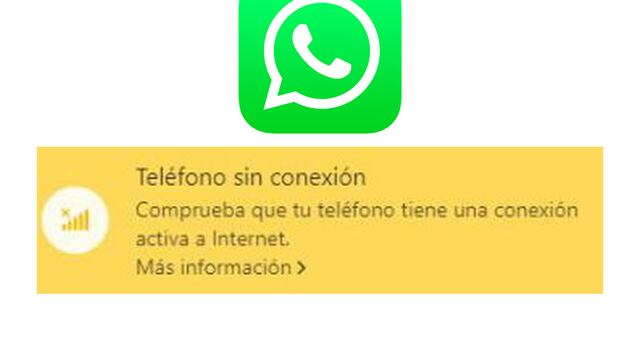 WhatsApp Web: truco para solucionar el problema de “teléfono sin conexión”