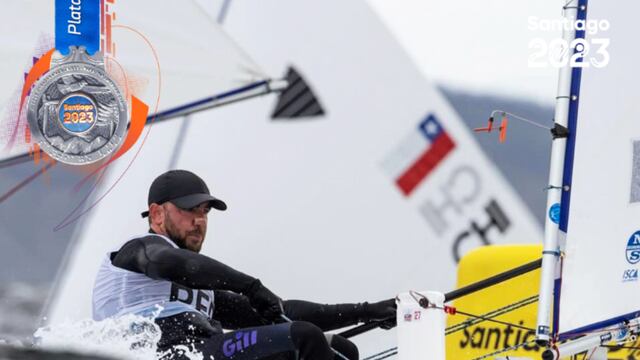 ¡Una medalla más! Jean Paul de Trazegnies alza la presea de plata en Sunfish Masculino