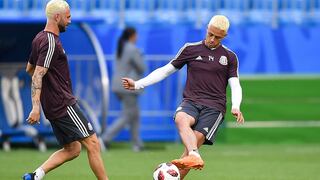 En modo Saiyajin: 'Chicharito' Hernández y Layún estrenan nuevo look previo al duelo contra Brasil