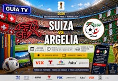 💻 Canales TV que transmiten Suiza vs. Argelia EN VIVO GRATIS por 16avos del Mundial 2026