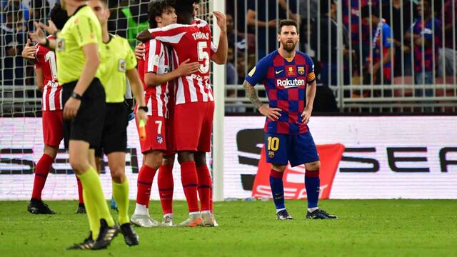 ¡Golpe en Arabia Saudita! Atlético Madrid eliminó a Barcelona de la Supercopa de España 