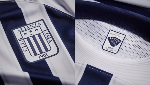 La nueva camiseta de Alianza Lima destaca por sus detalles dorados. (Foto: Alianza Lima)