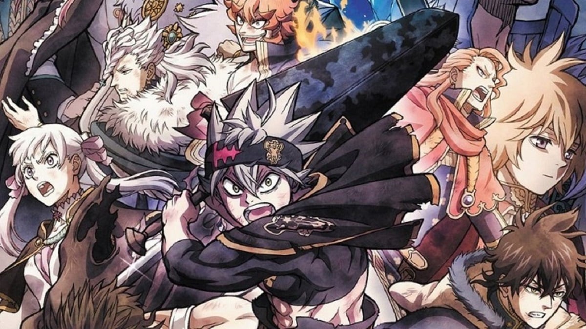 Los protagonistas de la película "Black Clover: La espada del rey mago" (Foto: Netflix)