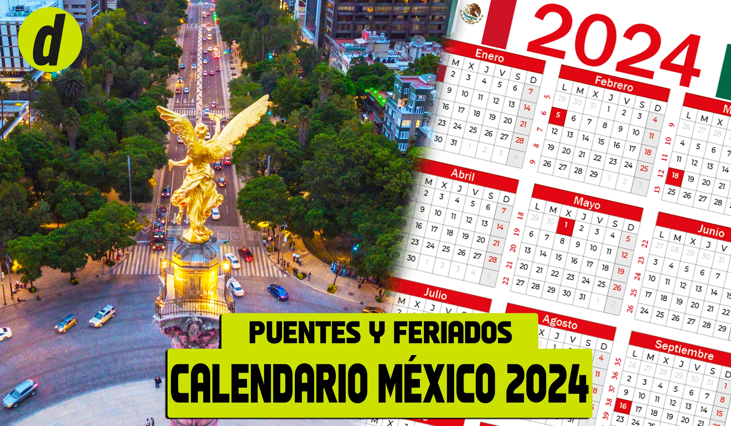 Revisa cuáles son los próximos días festivos, descansos y feriados que se vienen en México (Foto: Depor)
