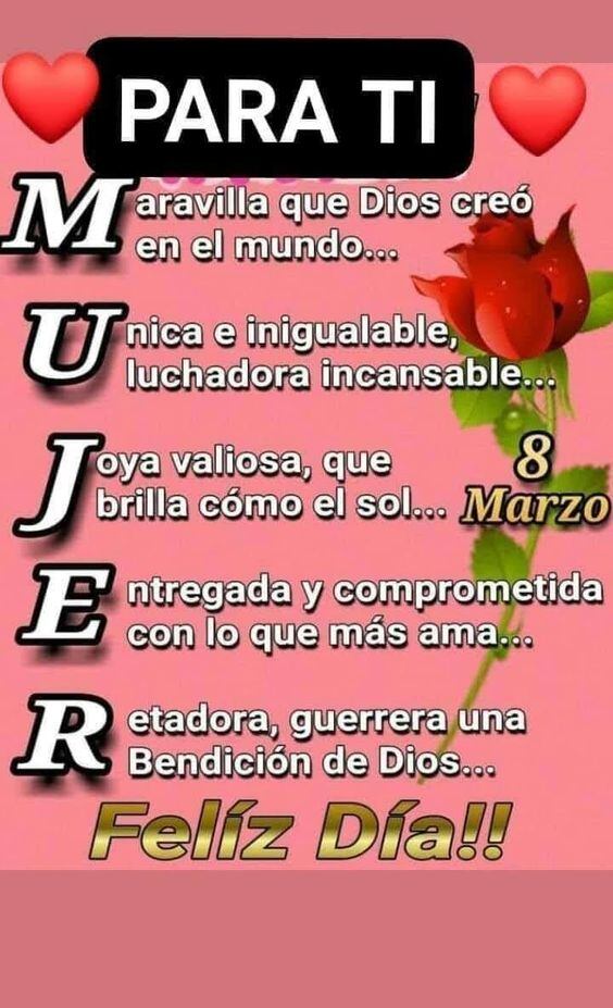 Imágenes del Día de la Mujer 2024: las mejores postales para dedicar el 8 de marzo (Foto: Interet)