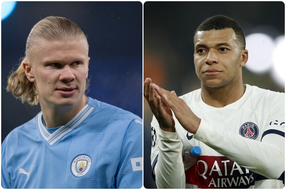 Haaland tiene contrato con Manchester City hasta 2027 y Mbappé con PSG hasta junio de 2024. (Foto: Getty Images)