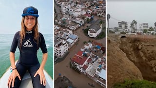 Sofía Mulánovich tras huaico que azotó Punta Hermosa: “Jamás se ha experimentado algo tan fuerte”