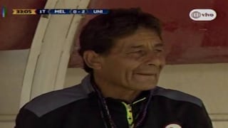 Universitario: la reacción de Roberto Chale tras el gol de Andy Polo