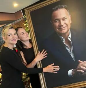 Marjorie de Sousa en el funeral de Nicandro Díaz (Foto: Marjorie de Sousa / Instagram)