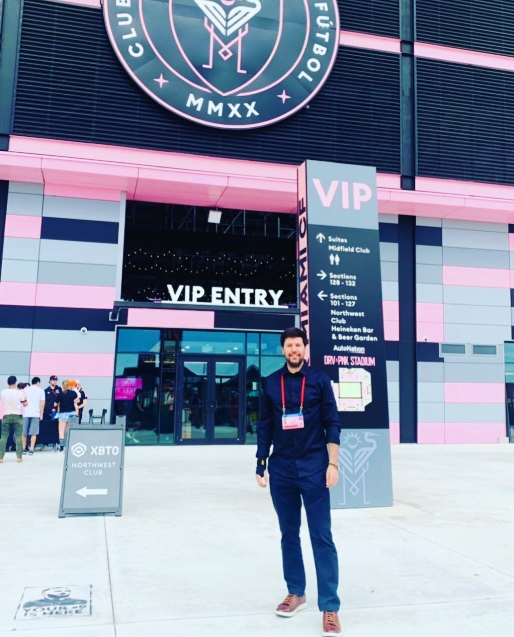 Martín Bal, creador de "La Familia", barra de hinchas del Inter Miami (Foto: Martín Bal / Instagram)