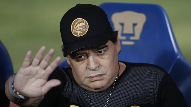 Nunca cambies: la última amenaza de Maradona en México por los fallos arbitrales en contra de Dorados