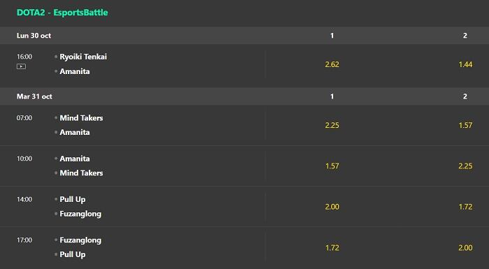 Captura de pantalla tomada el 30 de octubre de 2023. Las cuotas están sujetas a cambios.