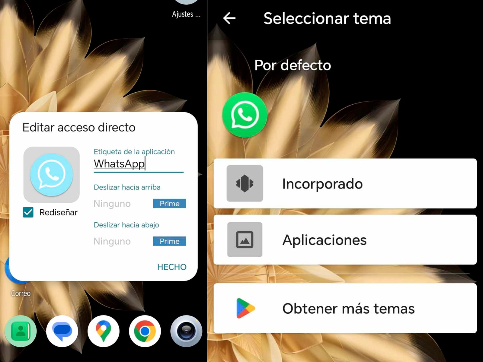 WHATSAPP | De esta manera tan simple podrás tener el "modo celeste" en WhatsApp usando Nova Launcher. (Foto: MAG - Rommel Yupanqui)