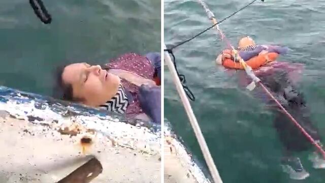 Mujer que fue reportada como desaparecida hace 2 años es encontrada con vida en medio del mar