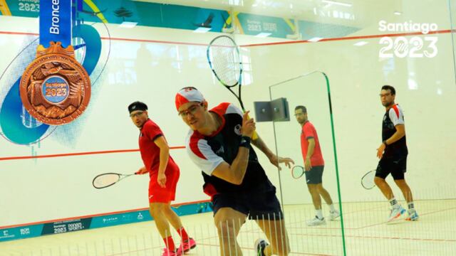 ¡Más medallas para Perú! Bronce para dupla de Diego Elías y Alonso Escudero en squash