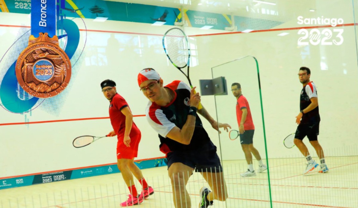 Diego Elías y Alonso Escudero lograron la medalla de bronce en Santiago 2023. (Foto: IPD)