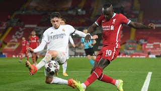 Con la garra ‘charrúa’: pareja de Valverde mostró que el uruguayo jugó tocado ante Liverpool en Anfield