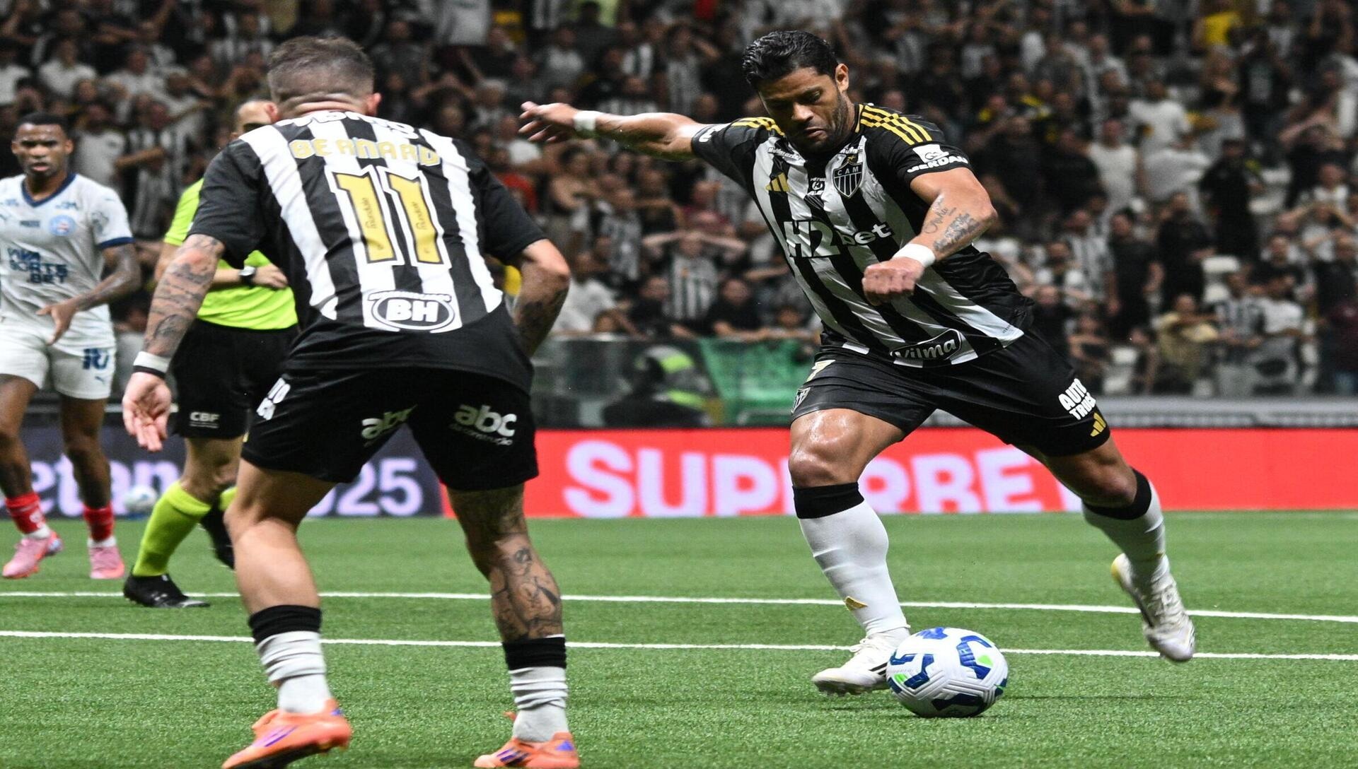 El equipo brasileño intentará hacer valer su condición de favorito en la final de la Copa Sudamericana Lanús vs Atlético Mineiro (Crédito: Alamy Stock Photo).