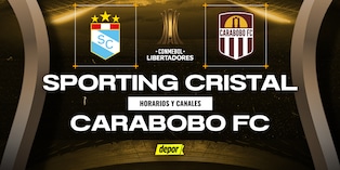 Sporting Cristal vs. Carabobo FC se enfrentan por la vuelta de la Fase 3 de la Copa Libertadores 2026. (Diseño: Depor)