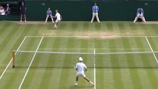 ¡Sorprendieron a todos! La grandiosa jugada que hicieronNovak Djokovic y David Goffin en Wimbledon 2019[VIDEO]