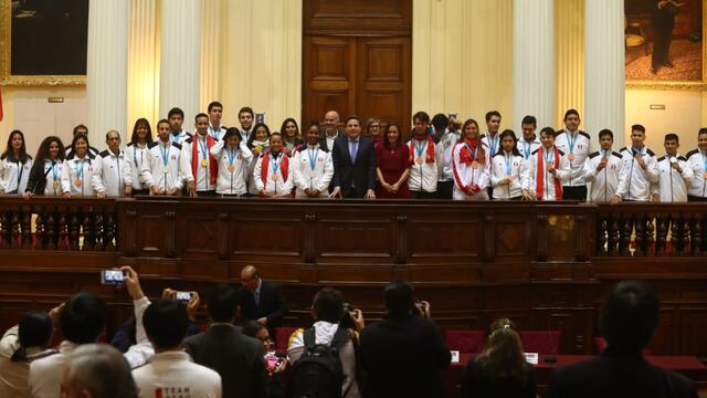 Reconocimiento Congresal: el caso de los medallistas peruanos en Lima 2019