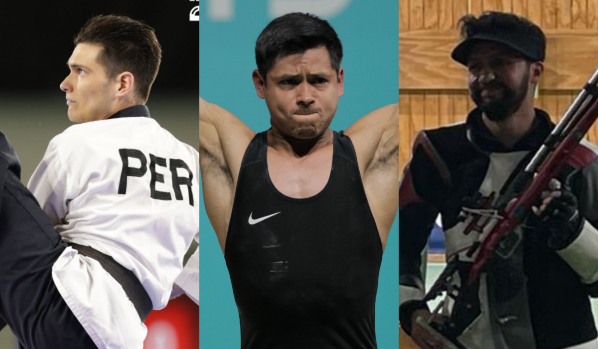 Hugo del Castillo, David Bardalez y Cristian Morales ganaron medallas en Santiago 2023. (Foto: Composición)