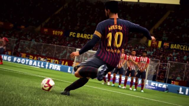 ¡Barcelona FC vs. Villarreal en FIFA 19! Disfruta la previa del partido en el título de EA Sports