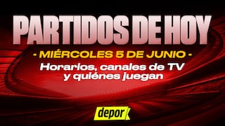 Partidos de fútbol de hoy, miércoles 5 de junio de 2024: quiénes juegan, horarios y dónde ver